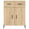 Stylish Highboard Sonoma Oak - Engineered Wood Furniture