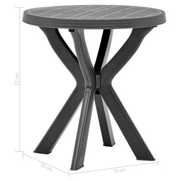 Bistro Table Anthracite Ø70 cm - Stylish Garden Furniture