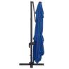 Cantilever Umbrella with LED Lights - 400x300 cm Azure Blue