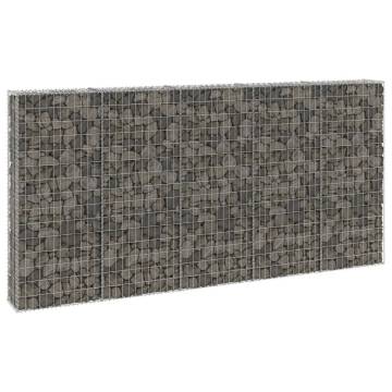 Gabion Wall with Covers | Galvanised Steel 300x30x150 cm