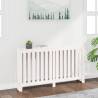 Radiator Cover White 153x19x84 cm - Solid Pine Wood