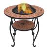 Mosaic Fire Pit Table Terracotta 68 cm - Stylish & Functional