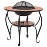 Mosaic Fire Pit Table Terracotta 68 cm - Stylish & Functional