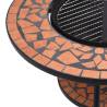 Mosaic Fire Pit Table Terracotta 68 cm - Stylish & Functional