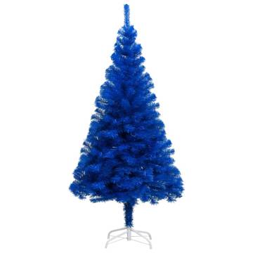 Artificial Blue Pre-lit Christmas Tree with Ball Set - 240 cm