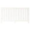 Radiator Cover White 153x19x84 cm - Solid Pine Wood