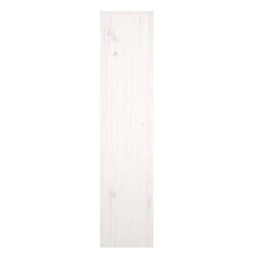 Radiator Cover White 153x19x84 cm - Solid Pine Wood