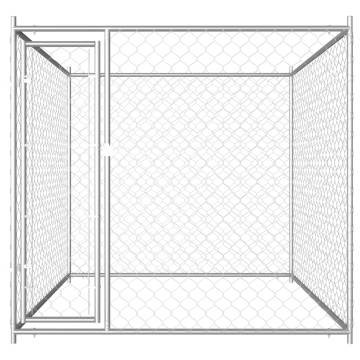 Outdoor Dog Kennel 193x193x185 cm - Safe & Spacious