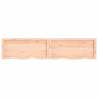 Wall Shelf 180x40 cm | Untreated Solid Oak Wood - Hipomarket