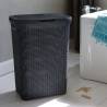 Curver Laundry Basket Set with Lid - 2x60L Anthracite