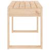 Garden Bench 80x38 cm - Solid Pine Wood for Outdoor Use