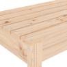 Garden Bench 80x38 cm - Solid Pine Wood for Outdoor Use