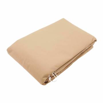 Nature Winter Fleece Cover with Zip - Beige 2x2.5m | HipoMarket