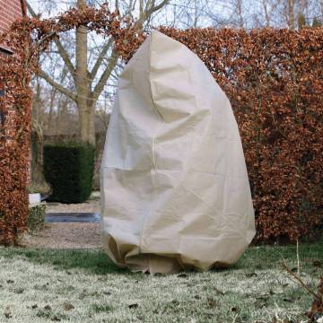 Nature Winter Fleece Cover with Zip - Beige 2x2.5m | HipoMarket