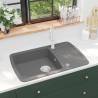 Granite Kitchen Sink Single Basin Grey - Heat & Scratch Resistant