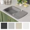 Granite Kitchen Sink Single Basin Grey - Heat & Scratch Resistant