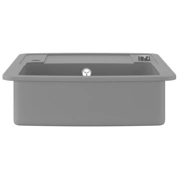 Granite Kitchen Sink Single Basin Grey - Heat & Scratch Resistant