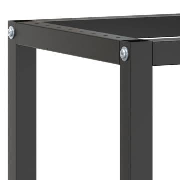 Durable Work Bench Frame in Matte Black & Red - 110x50 cm