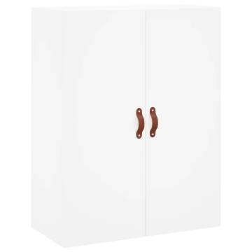 Elegant Highboard White 69.5x34x180 cm - Durable & Stylish