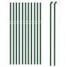 Wire Mesh Fence Green 1x25 m Galvanised Steel | Hipomarket