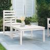 Garden Table White 82.5x82.5x45 cm Solid Wood Pine Colour white pine Size 82.5 x 82.5 x 45 cm Quantity in Package 1 