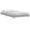 Bed Frame Grey Sonoma 90x190 cm Single - Durable & Stylish