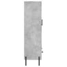 Stylish Highboard Concrete Grey - 69.5x31x115cm | HipoMarket