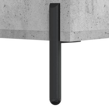 Stylish Highboard Concrete Grey - 69.5x31x115cm | HipoMarket