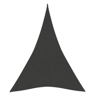 Sunshade Sail 160 g/m² Anthracite 5x7x7 m | HDPE Protection