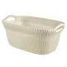 Curver Laundry Basket Knit 40L Creamy White Colour white Quantity in Package 1 