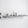 Floating Wall Shelf Grey 120x23.5x3.8 cm MDF Colour grey Size 120 x 23.5 x 3.8 cm Quantity in Package 1 Number of Pieces 