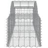 Arched Gabion Baskets 9 pcs - Durable Garden Barriers