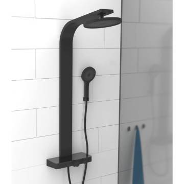 SCHÜTTE SAMOA RAIN Matte Black Shower Set | Improve Your Bathroom