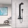 SCHÜTTE SAMOA RAIN Matte Black Shower Set | Improve Your Bathroom