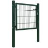 Durable 2D Green Fence Gate 106 x 130 cm - Secure Your Garden