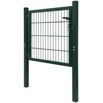 Durable 2D Green Fence Gate 106 x 130 cm - Secure Your Garden