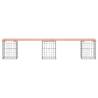 Garden Bench Gabion Design - Solid Douglas Wood | Hipo Market