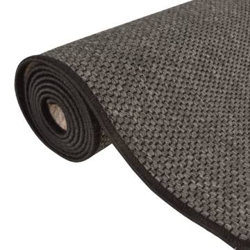 Sisal Look Carpet Runner Anthracite 80x200 cm | Hipo Market