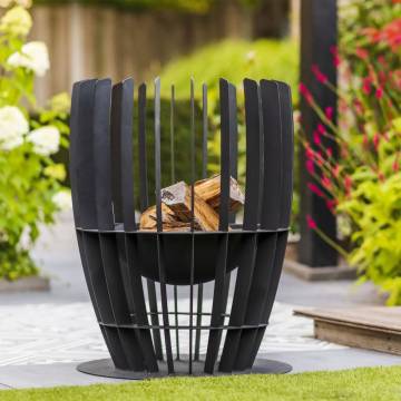 RedFire Fire Basket Baylor Black - Stylish Garden Addition