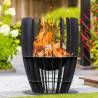 RedFire Fire Basket Baylor Black - Stylish Garden Addition