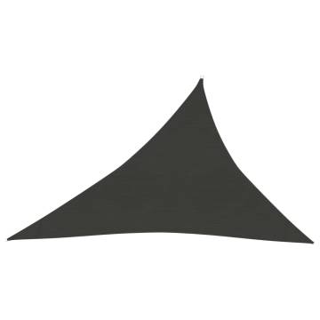 Sunshade Sail 4x5x6.8m Anthracite - Durable HDPE Protection