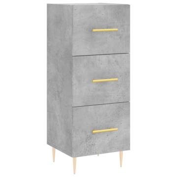 Stylish Highboard Concrete Grey | 34.5x34x180 cm | Hipomarket