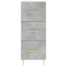 Stylish Highboard Concrete Grey | 34.5x34x180 cm | Hipomarket