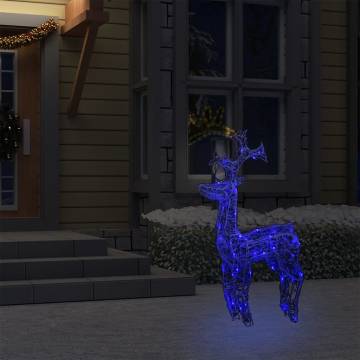 LED Reindeer Christmas Decoration | 90 Lights, Acrylic Design