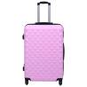 Stylish Pink Hardcase Trolley - Durable & Lightweight Travel