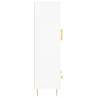 Stylish Highboard White - 69.5x31x115 cm | HipoMarket UK