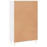 Stylish Highboard White - 69.5x31x115 cm | HipoMarket UK