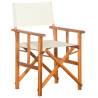 Director's Chair Solid Acacia Wood Colour cream Quantity in Package 1 Number of 