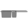 Granite Kitchen Sink Double Basin Grey - Durable & Stylish