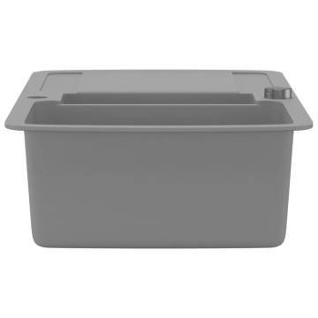 Granite Kitchen Sink Double Basin Grey - Durable & Stylish